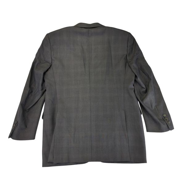 Burberry Gray Plaid Blazer - Picture 2 of 10